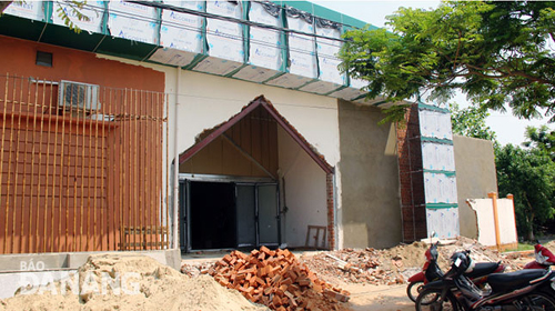 Đình chỉ thi công công trình biến nhà kho thành nhà cổ ở Đà Nẵng